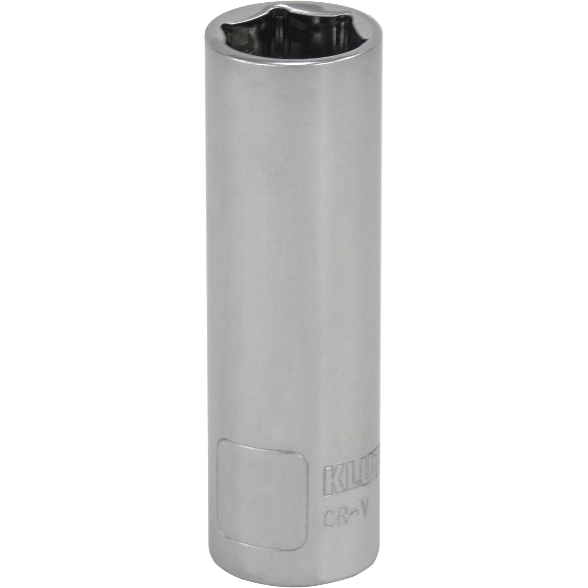 Klutch Deep Socket, SAE, 13/16in., 3/8in.-Drive, 6-Pt.